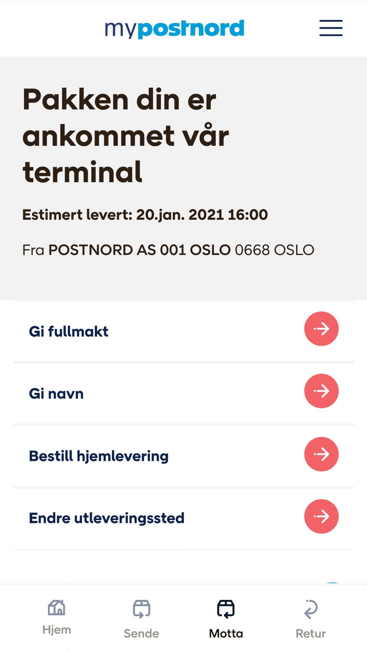 mypostnord for Android - APK Download