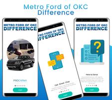 Metro Ford of OKC Difference الملصق