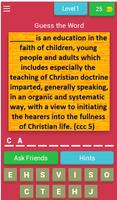 Catechism Quiz Plakat