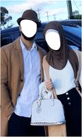 Hijab Muslim Couple Photo Suit plakat