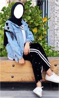 Hijab Girl Jeans Photo Suits スクリーンショット 3