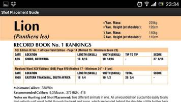 1 Schermata FREE African Hunter Shot Placement Guide