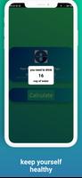 Water intake calculator syot layar 3