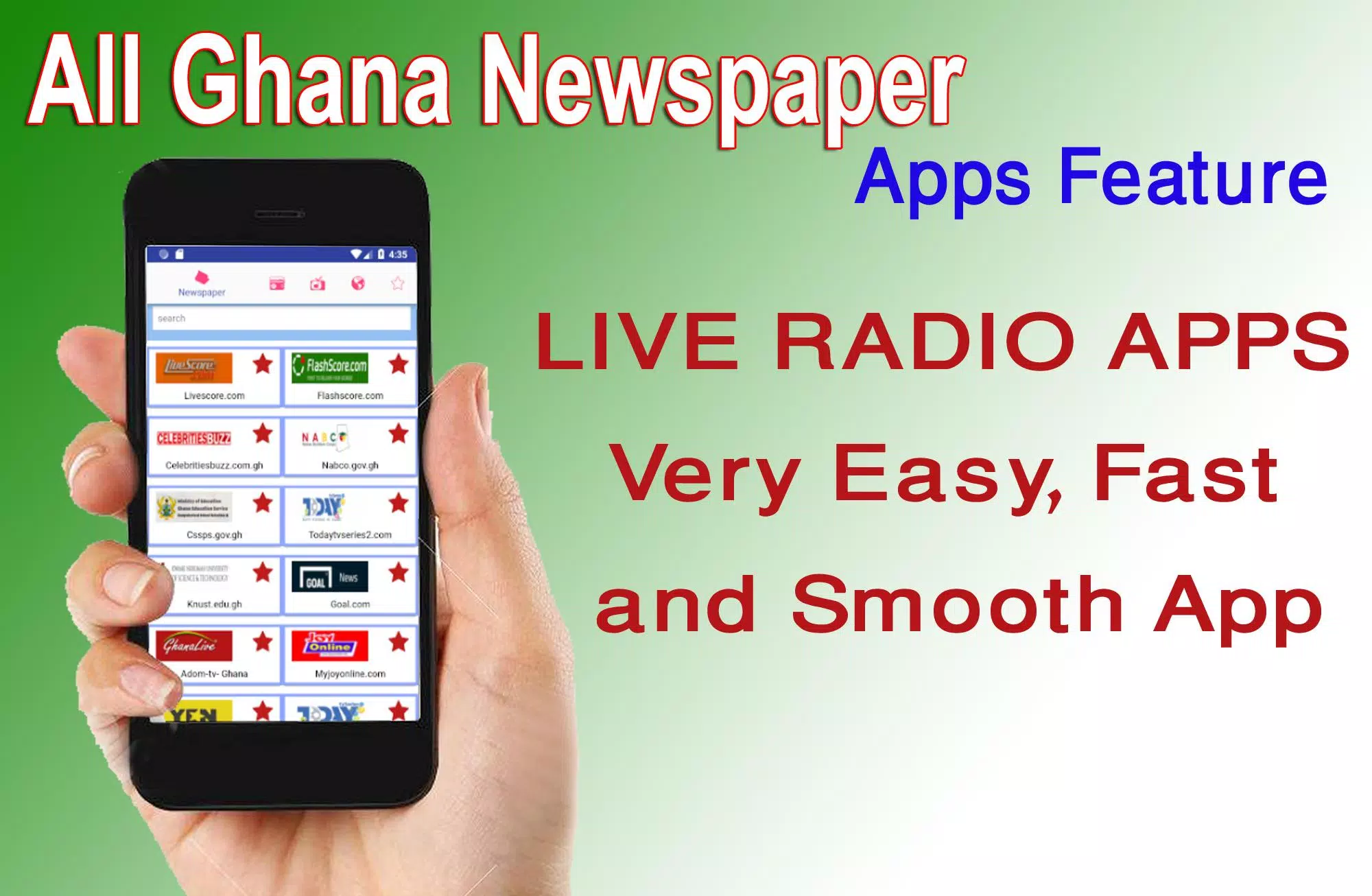 Descarga de APK de Ghana News App - Ghana News Papers, GH News Papers para  Android