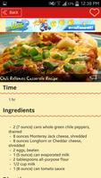 Casseroles Recettes capture d'écran 1