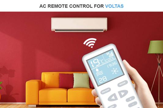 Voltas Air Conditioner Remote Control poster