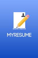MyResume Resume Creator الملصق