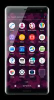 Purple Camo Theme for Xperia™ ảnh chụp màn hình 2