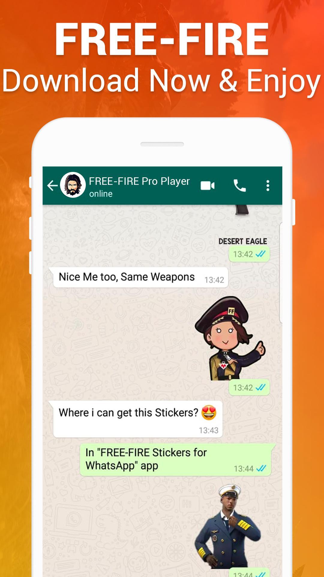 Free Fire Stickers For Whatsapp Wastickerapps For Android Apk Download