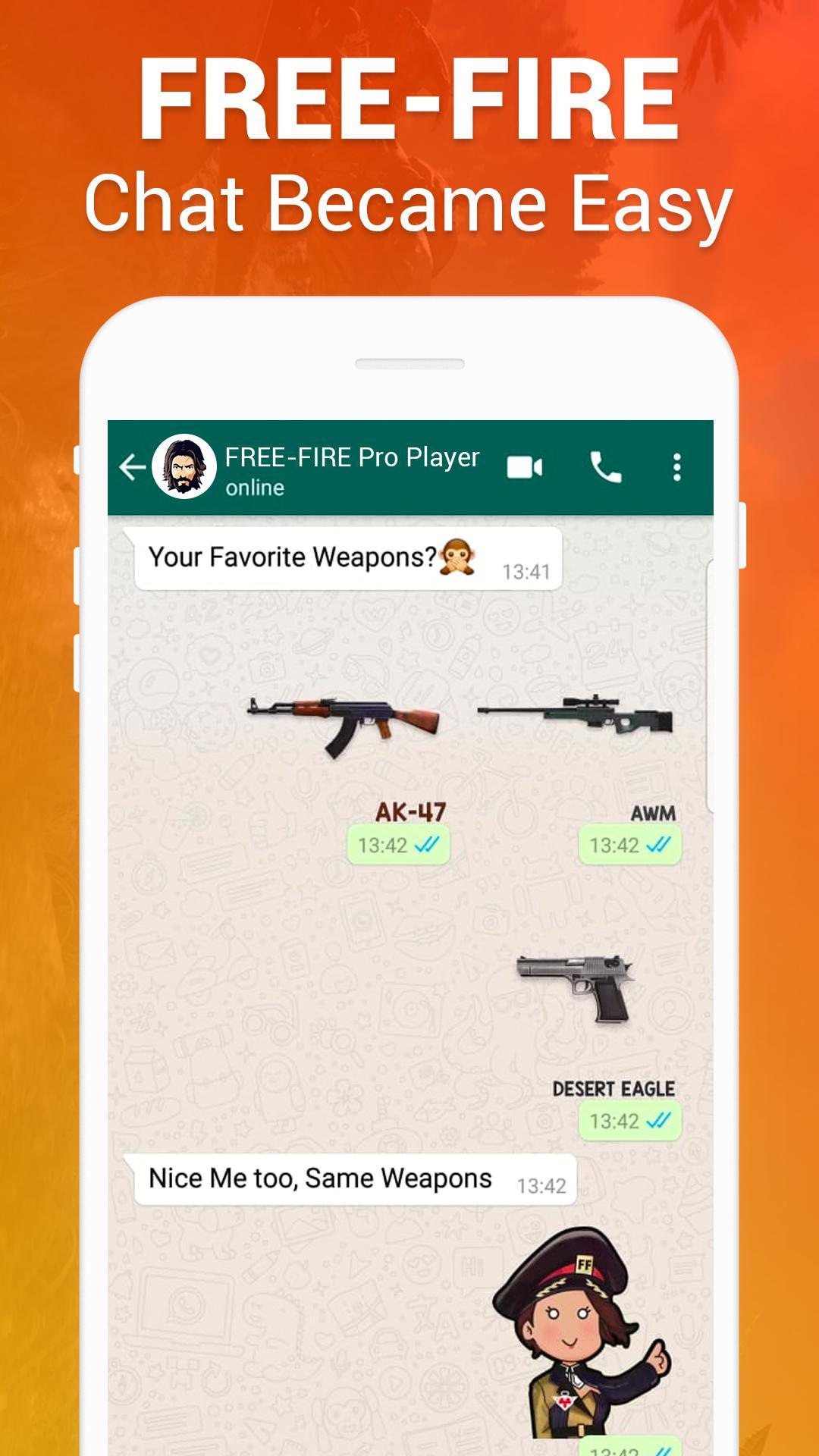 Free Fire Stickers For Whatsapp Wastickerapps For Android Apk