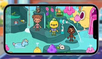 Beach Toca Boca Life guida постер