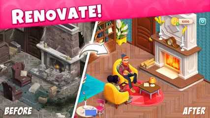 Скачать Tasty Makeover: Match 3 Game APK