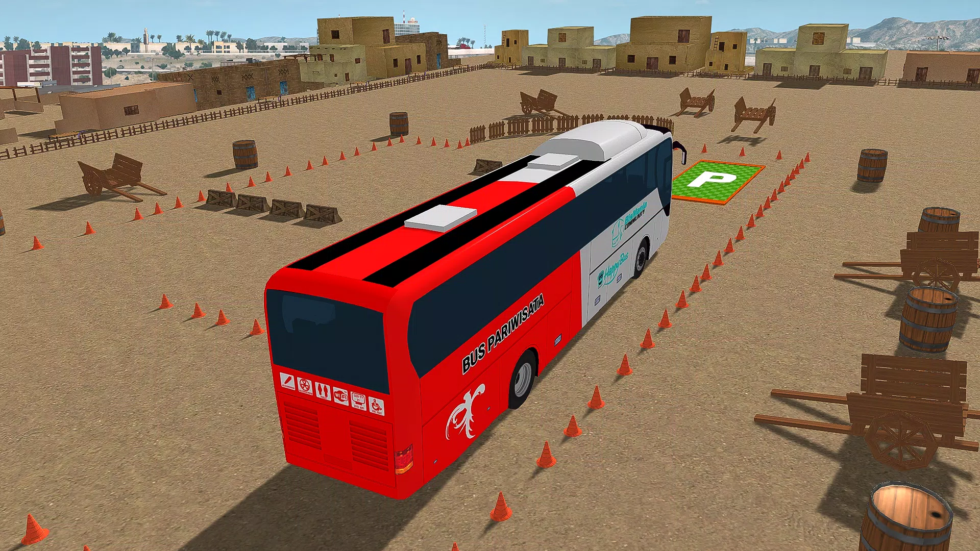 Parking Game City Bus Game
