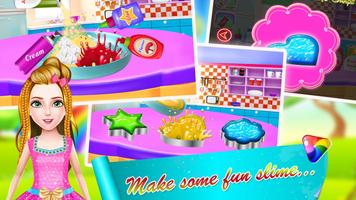 DIY Glitter Slime Maker - Jelly Factory Games اسکرین شاٹ 2