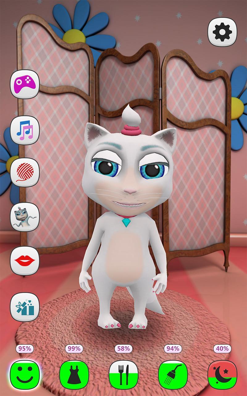 Включи программу котики. Арабская кошка игра моя говорящая. Игра Анджела 2 котенок. Игра my talking Kitty Cat. Кот том игра Анджела.