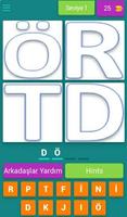4 Harf 1 Kelime plakat