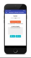 Number to Words Converter imagem de tela 1