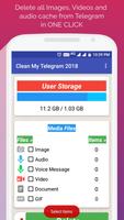 Clean My Telegram 2019 स्क्रीनशॉट 1