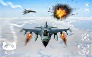 現代の航空戦闘ストライク：ジェット飛行機ゲームファイティング ポスター
