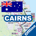 Cairns Bus Travel Map Offline icône