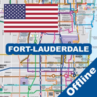 FortLauderdale Bus Map Offline icône