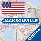 Jacksonville Bus/Travel Map icône