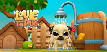 宠物 狗 Louie The Pug 宠物游戏