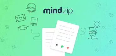 MindZip: ノンフィクションブックの要約、引用符、アイ