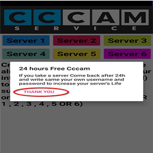 Free Cccam 24 hours test line APK for Android Download