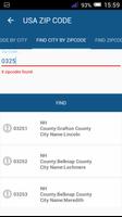 USA Zip/Area Code Ekran Görüntüsü 2