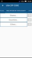 USA Zip/Area Code Ekran Görüntüsü 3