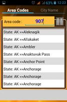 USA AREA CODES capture d'écran 1