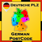 German POSTCODE icône