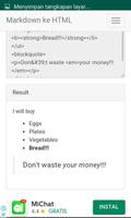 Markdown ke HTML capture d'écran 1