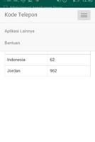 Kode Telepon Negara Internasional скриншот 3