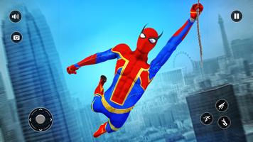 Flying Superhero: Spider Game Cartaz