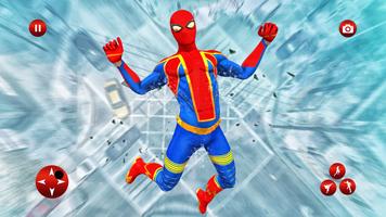 Flying Superhero: Spider Game ảnh chụp màn hình 3