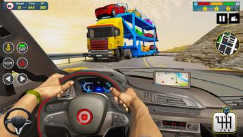 برنامه‌نما Truck Transport Car Games Sim عکس از صفحه