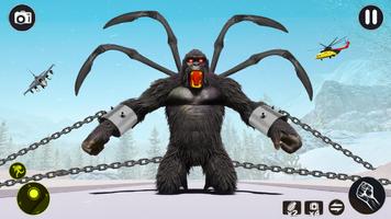 Wild Gorilla City Attack Games capture d'écran 1