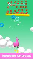Fly Up Pink Lama Fly! Plakat