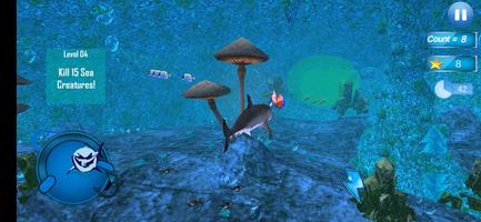Underwater Real Hungry Fish Simulator capture d'écran 3