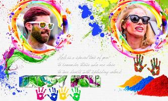 Holi Dual Photo Frames imagem de tela 1