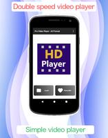 Double-Speed Video Player Affiche