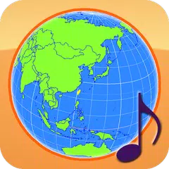 地球儀與國旗國歌 世界時區 (ISO 3166-1) XAPK 下載