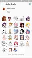 Anime stickers for WhatsApp capture d'écran 2