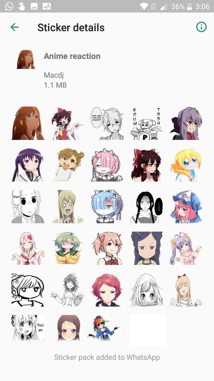  Anime stickers for WhatsApp  para Android APK Baixar