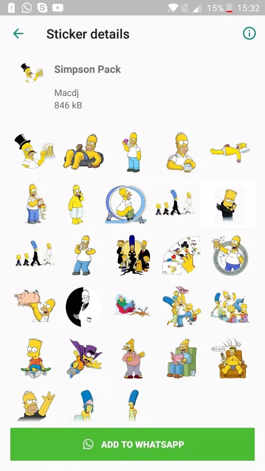 Descarga de APK de Simpson stickers for WhatsApp para Android