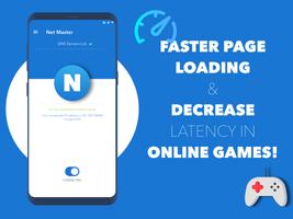 Internet Booster & Optimizer, Fix Online Game Ping পোস্টার