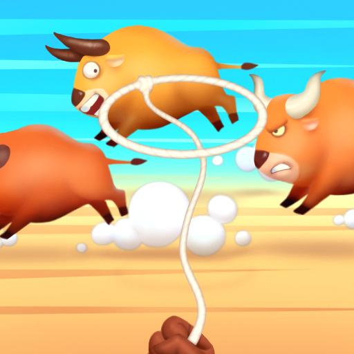 YEEHAW: Jogo de animais, rodeio e laço de cowboy