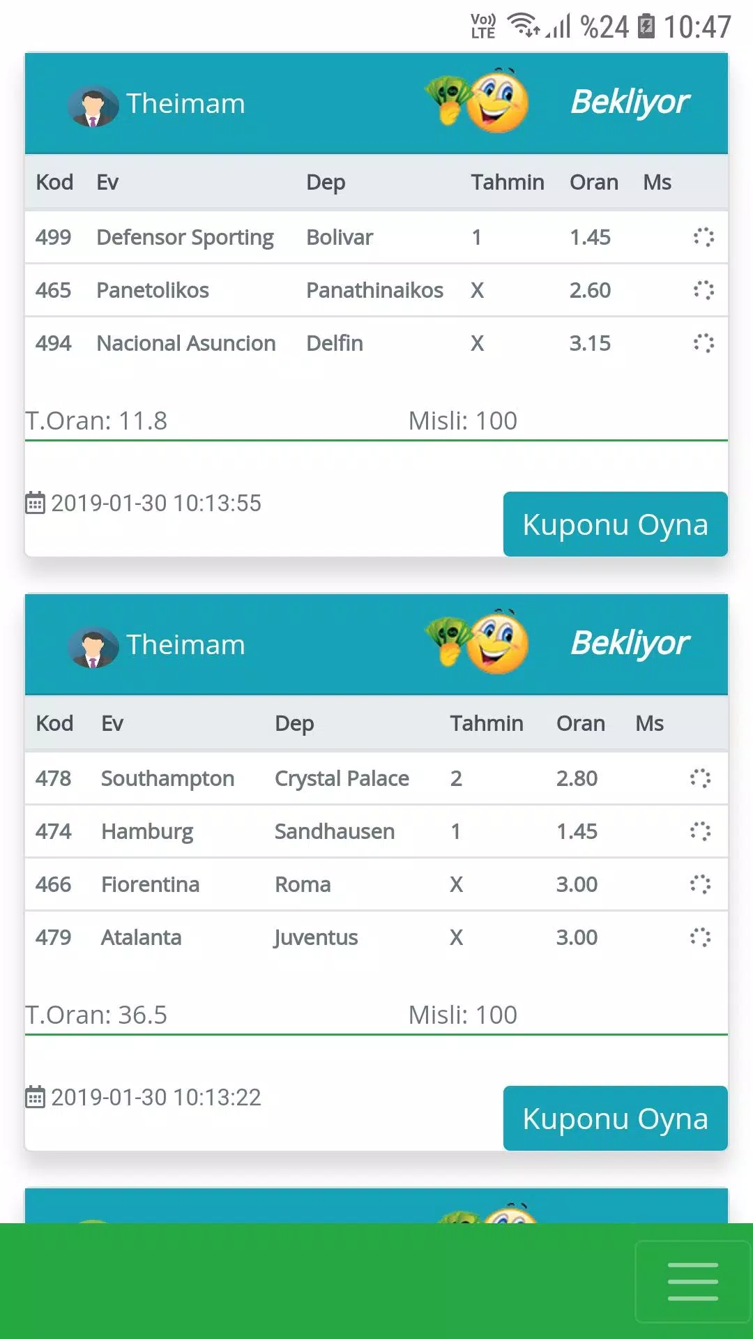 slap bet İddaa Tahminleri ve Yorumları Sayfa 5238